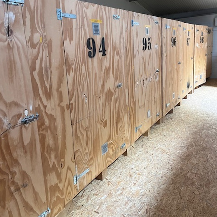 Flexible Lagerfläche für kurz- und langfristige Lagerung